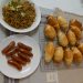 ロールパンで何でもはさんでランチ